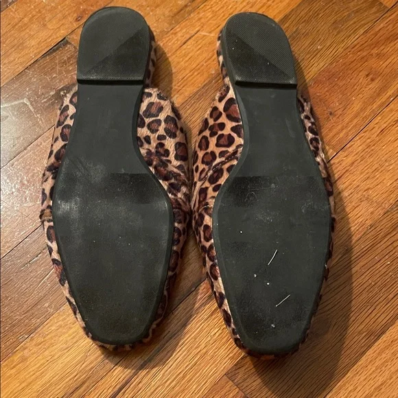 Leopard Print Chain Detail Women's Slip-on Dress Shoe - Picture 5 of 6